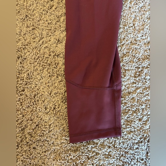 Wine red Lululemon leggings - Picture 2 of 5